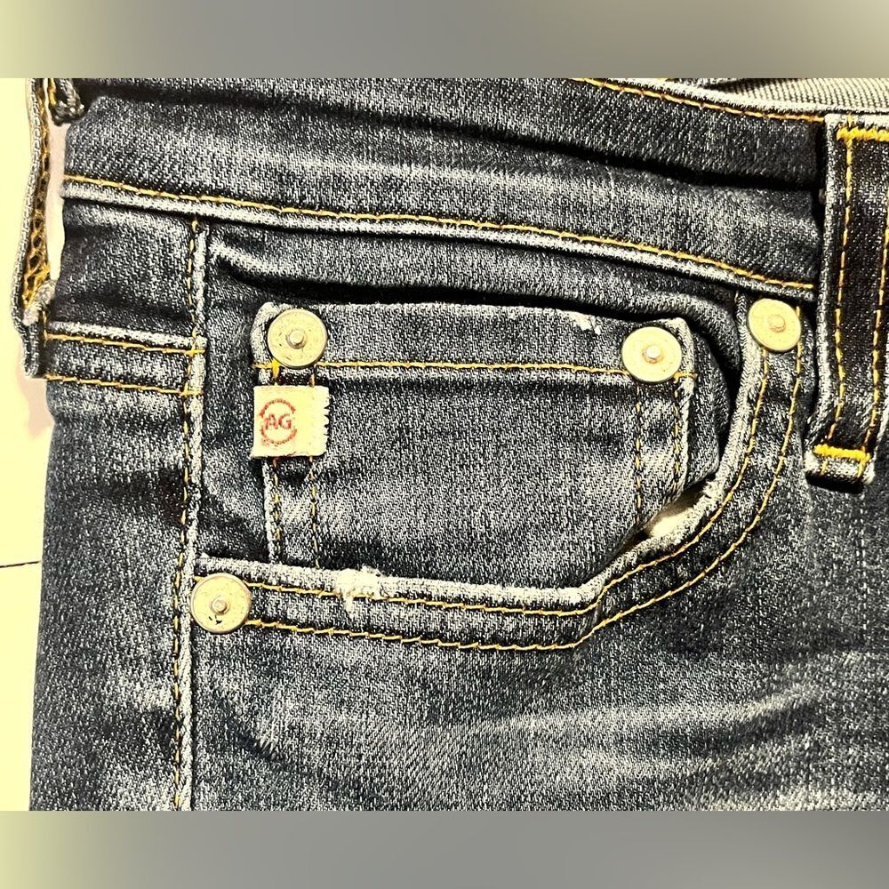 AG Adriano Goldschmied Women’s Distressed Blue Jeans Size 26R - Picture 7 of 16